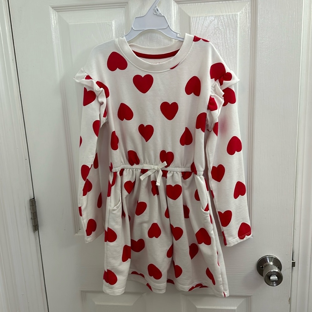 Heart dress for girls